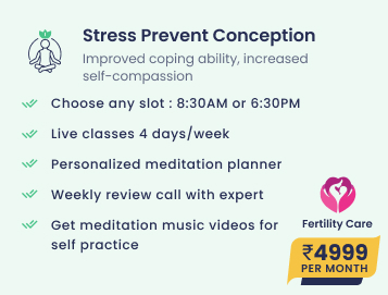 Fertility stress reduction Meditation